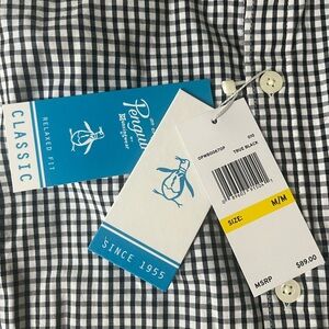 NWT Classic Fit Men's Penguin Button Up